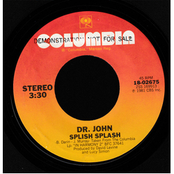 Dr. John / The Simon Sisters Splish Splash / Maryanne Vinyl 7" USED