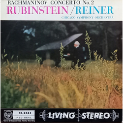 Sergei Vasilyevich Rachmaninoff / Arthur Rubinstein / Fritz Reiner / Chicago Symphony Orchestra Piano Concerto No. 2 In C Minor, Op. 18 Vinyl LP USED