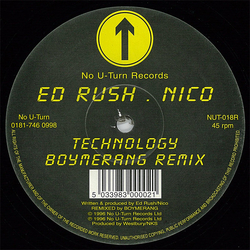 Ed Rush & Nico Technology (Boymerang Remix) Vinyl 12" USED