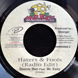 Beenie Man / Mr. Easy Haters & Fools Vinyl 7" USED
