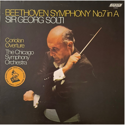 Ludwig van Beethoven / Georg Solti / Chicago Symphony Orchestra Symphony No. 7 In A / Coriolan Overture Vinyl LP USED
