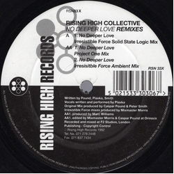 Rising High Collective No Deeper Love (Remixes) Vinyl 12" USED