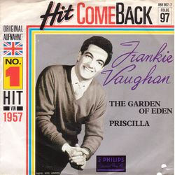 Frankie Vaughan The Garden Of Eden / Priscilla Vinyl 7" USED