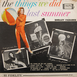 Shelley Fabares The Things We Did Last Summer Vinyl LP USED