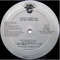 Doug E. Fresh And The Get Fresh Crew Play This Only At Night Vinyl 12" USED