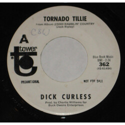 Dick Curless Tornado Tillie USED VINYL 7INCH 45 RPM SINGLE PROMO MONO