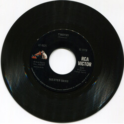 Skeeter Davis Timothy / I Look Up (And See You On My Mind) USED VINYL 7INCH 45 RPM SINGLE