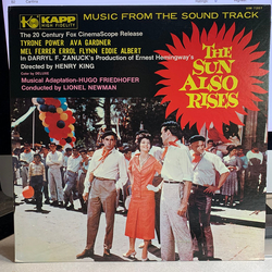 Hugo Friedhofer / Lionel Newman The Sun Also Rises (Music From The Sound Track) Vinyl LP USED