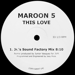 Maroon 5 This Love Vinyl 12" USED