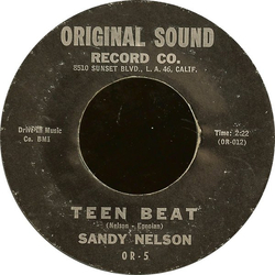 Sandy Nelson Teen Beat Vinyl 7" USED
