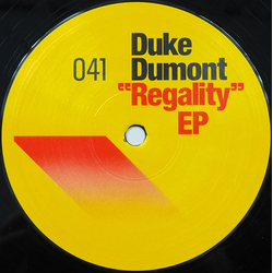 Duke Dumont Regality EP Vinyl 12" USED