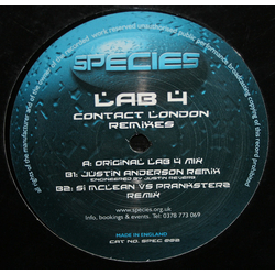 Lab 4 Contact London Remixes Vinyl 12" USED