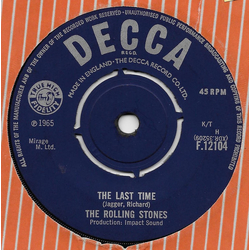 The Rolling Stones The Last Time Vinyl 7" USED