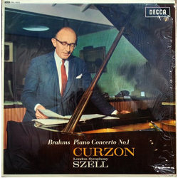 Johannes Brahms / Clifford Curzon / London Symphony Orchestra / George Szell Piano Concerto No. 1 Vinyl LP USED