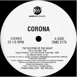 Corona The Rhythm Of The Night Vinyl 12" USED