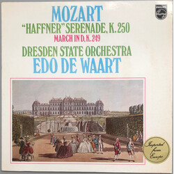 Wolfgang Amadeus Mozart / Staatskapelle Dresden / Edo De Waart "Haffner" Serenade, K.250 / March In D, K.249 Vinyl LP USED
