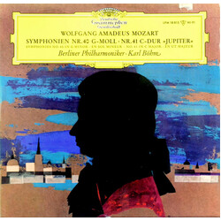Wolfgang Amadeus Mozart / Berliner Philharmoniker / Karl Böhm Sinfonien Nr. 40 G-Moll KV 550 Nr. 41 C-Dur KV551 (Jupiter-Sinfonie) Vinyl LP USED