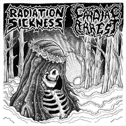 Radiation Sickness / Cardiac Arrest (3) Split EP Vinyl 7" USED