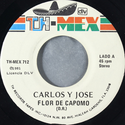 Carlos Y Jose Flor De Capomo Vinyl 7" USED