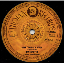 Ken Boothe Everything I Own Vinyl 7" USED