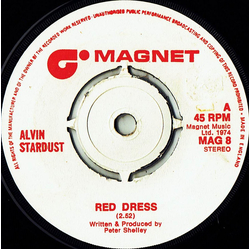 Alvin Stardust Red Dress Vinyl 7" USED