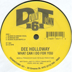 Dee Holloway What Can I Do For You Vinyl 12" USED