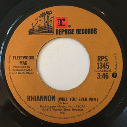 Fleetwood Mac Rhiannon (Will You Ever Win) Vinyl 7" USED