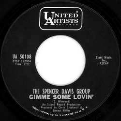 The Spencer Davis Group Gimme Some Lovin' Vinyl 7" USED