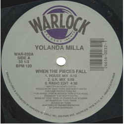 Yolanda Milla When The Pieces Fall Vinyl 12" USED
