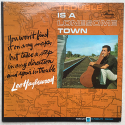 Lee Hazlewood Trouble Is A Lonesome Town Vinyl LP USED