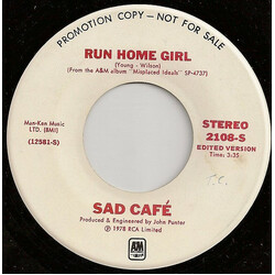 Sad Café Run Home Girl / Black Rose Vinyl 7" USED