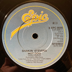 Shakin' Stevens Hot Dog Vinyl 7" USED