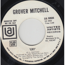 Grover Mitchell (2) Cry / All Around The World Vinyl 7" USED