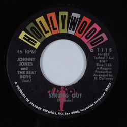 Johnny Jones / The Beat Boys (10) All Strung Out / Fingerlickin' Vinyl 7" USED