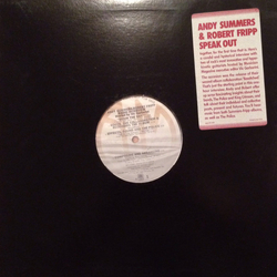 Andy Summers / Robert Fripp Andy Summers & Robert Fripp Speak Out Vinyl LP USED