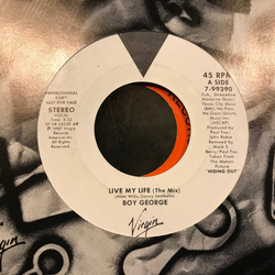 Boy George Live My Life Vinyl 7" USED