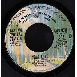 Graham Central Station Your Love / It's Alright Vinyl 7" USED