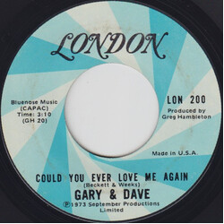 Gary & Dave Could You Ever Love Me Again USED VINYL 7INCH 45 RPM SINGLE STYRENE
