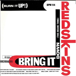 Redskins Bring It Down (This Insane Thing) Vinyl 12" USED