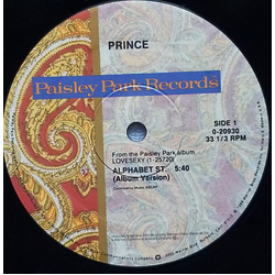 Prince Alphabet St. Vinyl 12" USED