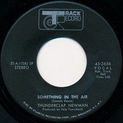 Thunderclap Newman Something In The Air Vinyl 7" USED