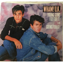 Wham! Young Guns (Go For It) Vinyl 7" USED