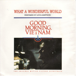 Louis Armstrong What A Wonderful World Vinyl 7" USED