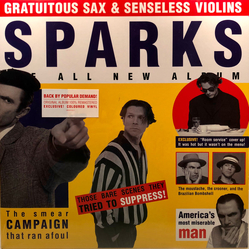 Sparks Gratuitous Sax & Senseless Violins Vinyl LP USED
