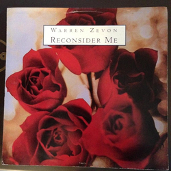 Warren Zevon Reconsider Me / Factory Vinyl 7" USED