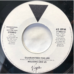 Millions Like Us Guaranteed For Life Vinyl 7" USED