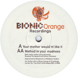 Rowland The Bastard / Simon Frankland Your Mother Would'nt Like It / Method In Your Madness Vinyl 12" USED