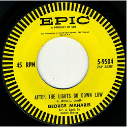 George Maharis After The Lights Go Down Low / Teach Me Tonight Vinyl 7" USED