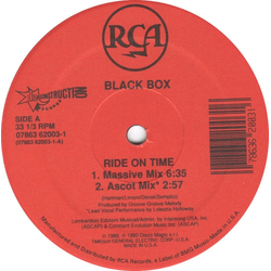 Black Box Ride On Time Vinyl 12" USED