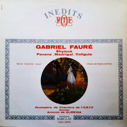 Gabriel Fauré Shylock. Pavane. Madrigal. Caligula Vinyl LP USED